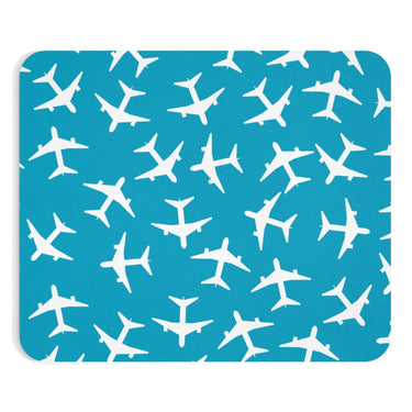AIRPLANES WHITE - MOUSE PAD Printify